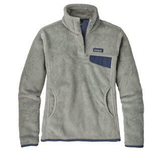 PATAGONIA Women's Re-Tool Snap-T Pullover Fleece Jacket - Gray - Size XS